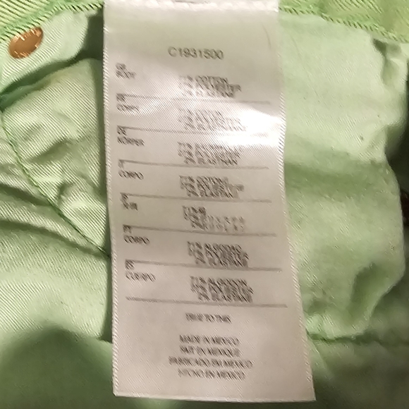 Volcom 2x4 skinny jeans Lime Green 💚 Sz 26 - Picture 4 of 8